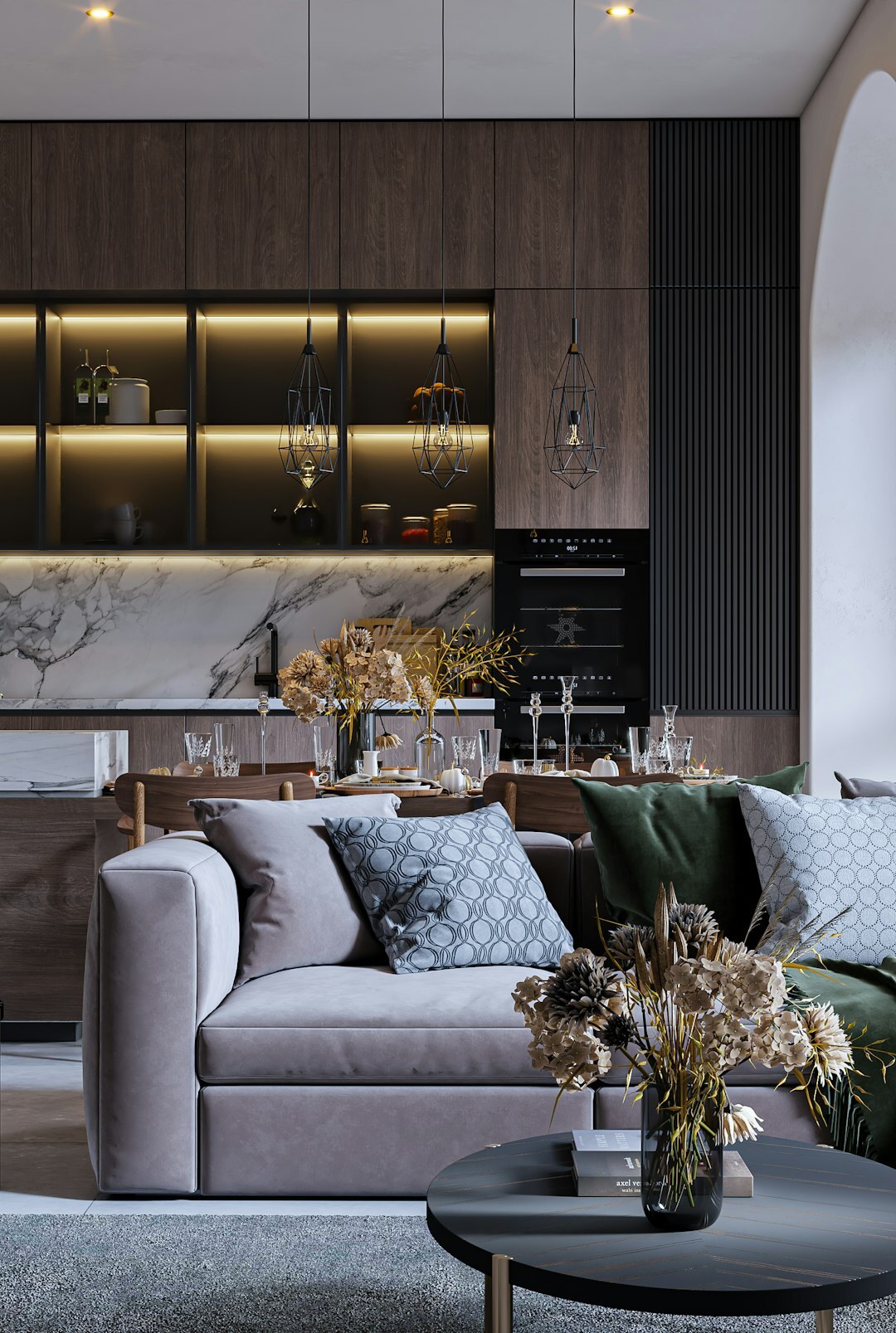 luxury living room interior