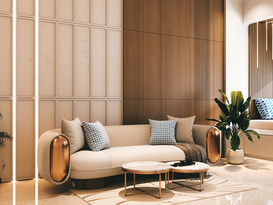 luxury living room interior